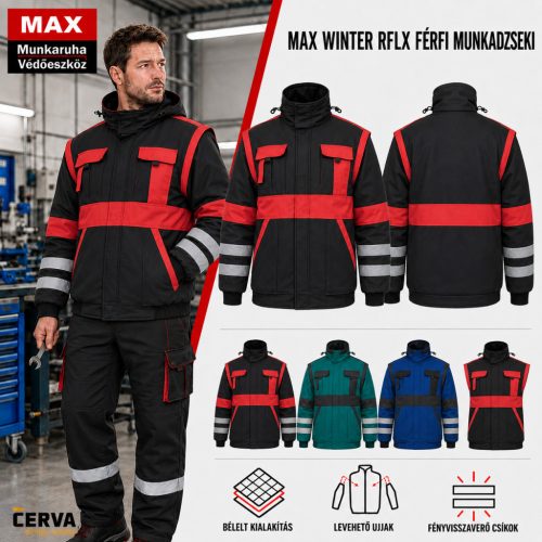 MAX WINTER REFLEX bélelt/téliesített kabát "2 az 1 ben"