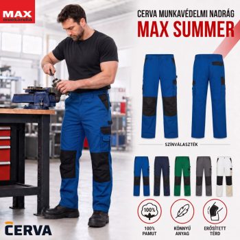 MAX SUMMER nadrág könnyű pamut anyagból